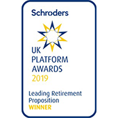 Schroders Leading Retirement Platform Winner 2019
